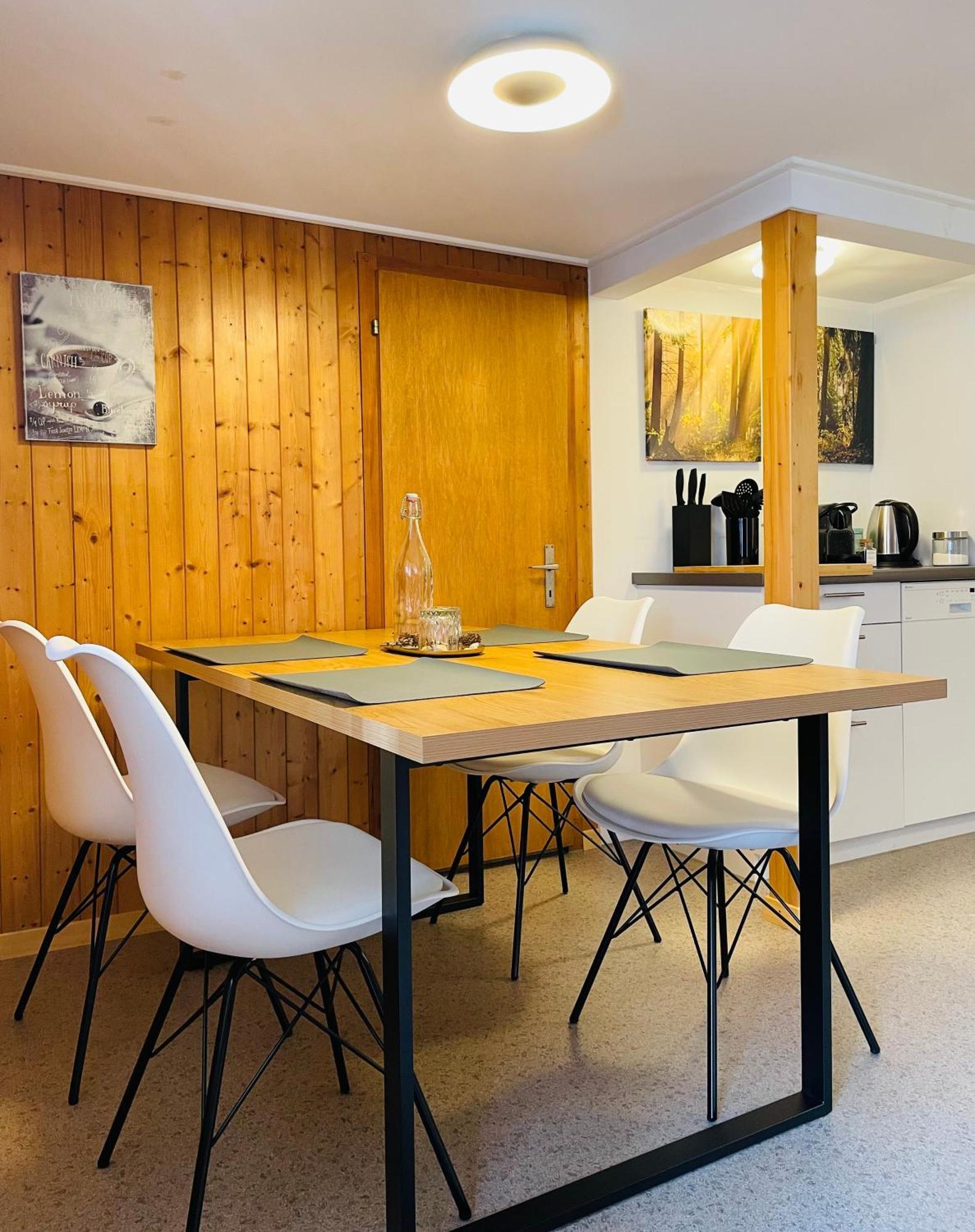 Lovely & Great Equipped Wooden Alp Chalet Flat Kandersteg Bagian luar foto